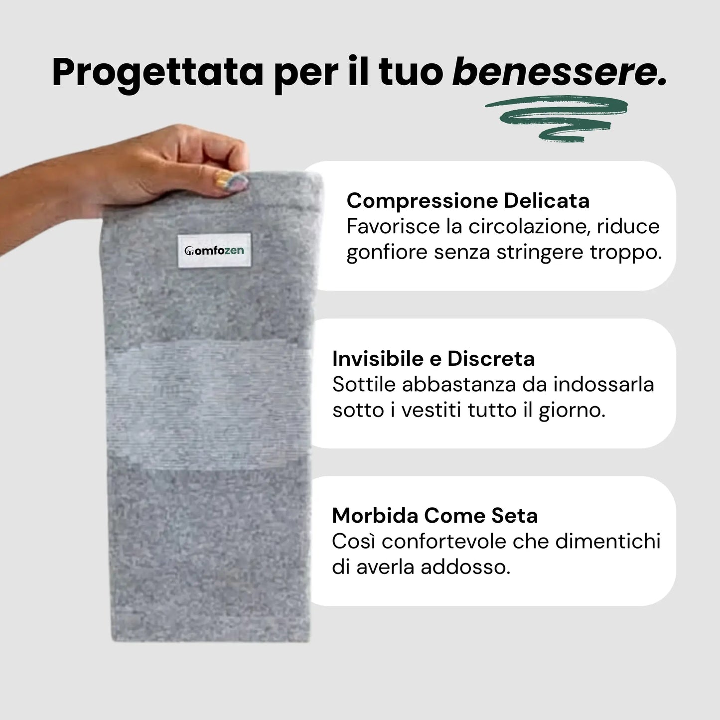 Ginocchiera in Fibra di Bambù Premium Comfozen™