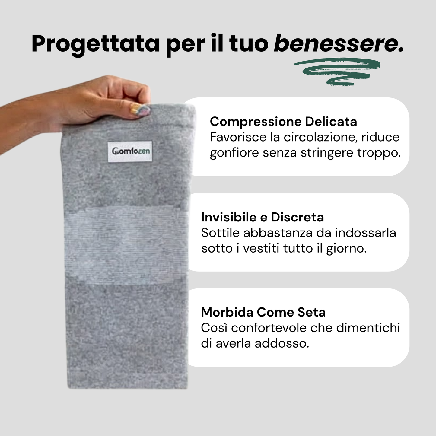 Ginocchiera in Fibra di Bambù Premium Comfozen™